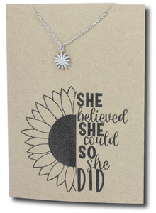 Sun Pendant & Chain - Card 277-Charmed Jewellery