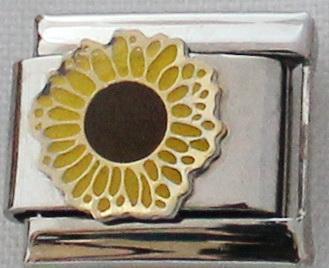 Sunflower 9mm Charm-Charmed Jewellery