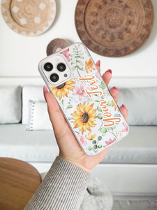 Personalized Sunflower 2 Cellphone Case