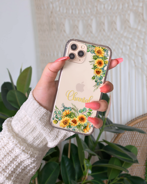 Personalized Sunflower Cellphone Case