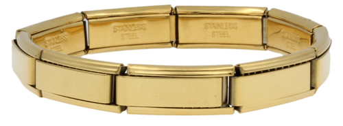Superlink Italian Charm Bracelet - Gold