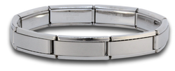 Superlink Italian Charm Bracelet - Matte-Charmed Jewellery