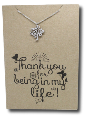 Tree Pendant & Chain - Card 226-Charmed Jewellery