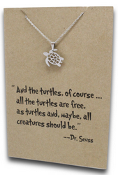 Turtle Pendant & Chain - Card 116