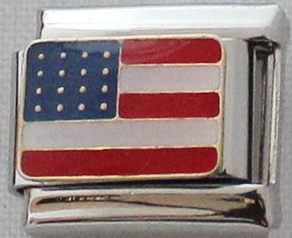 US Flag 9mm Charm-Charmed Jewellery