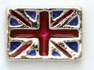 Union Jack Locket Charm-Charmed Jewellery