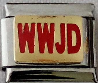 WWJD 9mm Charm-Charmed Jewellery