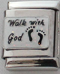 Walk with God 13mm Charm-Charmed Jewellery