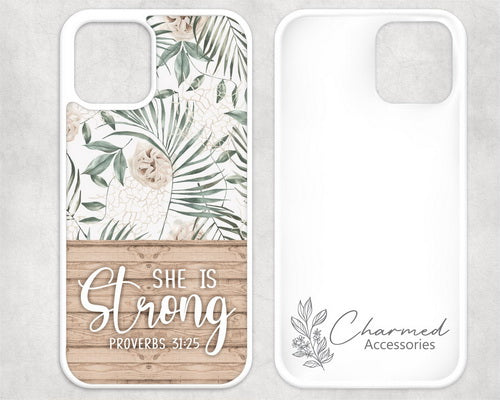 Personalized Wood Leaf Cellphone Case