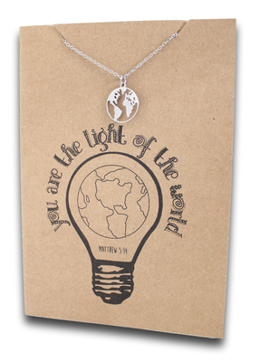 World Pendant & Chain - Card 285