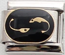 Zodiac Pisces 9mm Charm-Charmed Jewellery