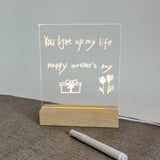 To Do List Writing Board with LED Light