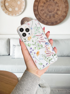 Personalized Floral 2 Cellphone Case