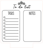 To Do List Writing Board with LED Light