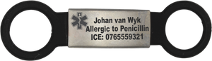 Medical Alert Engraved Small Universal Watch Tag